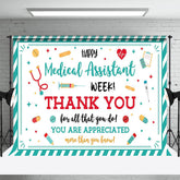 Lofaris Happy Medical Assistant Week Appreciate Backdrop